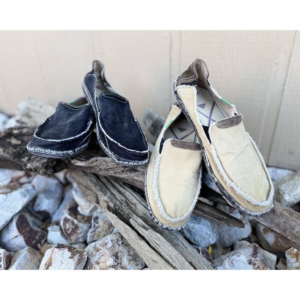 Fashion Sz 12‎ Men’s Comfortable Loafers Casual Canvas Slip On Driving Shoes